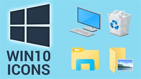 How To Change Windows 10 Desktop Icons Youtube