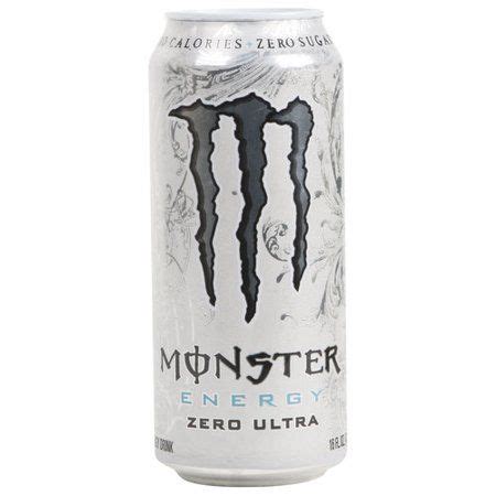 Monster Zero Ultra 16 Fl Oz Walmart In 2021 Monster Energy
