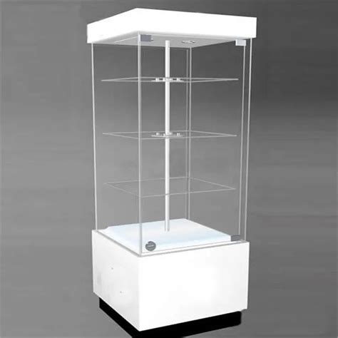 Custom Clear Acrylic Showcase Cabinet With12 Dividers Plexiglass Lucite