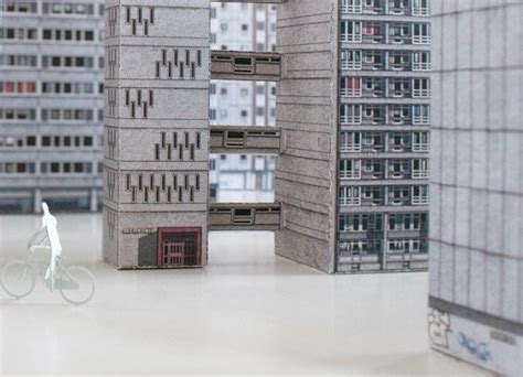Brutal London Paper Miniatures Of Concrete Architecture Urbanist
