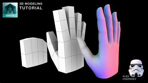 Easy Hand Modeling Tutorial In Maya Youtube