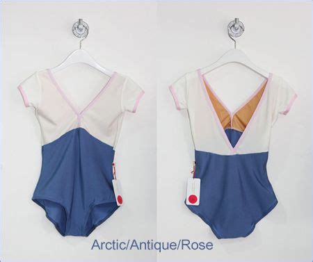 Yumiko Alicia Leotard With Cap Sleeves In N Artic And N Antique Dance Leotards Gymnastics