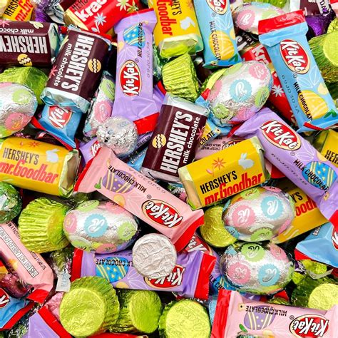 Easter Chocolate Candy Assortment Hersheys Kisses Kitkat Bars