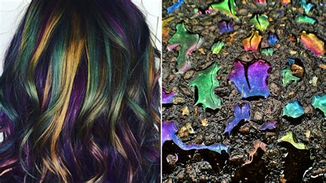 The Oil Slick Hair Trend Is Taking Over Instagram Allure