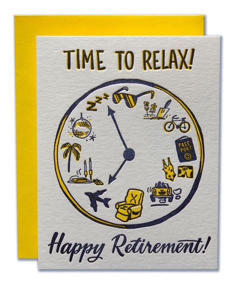 Time To Relax Happy Retirement In 2020 Happy Retirement Cards Happy