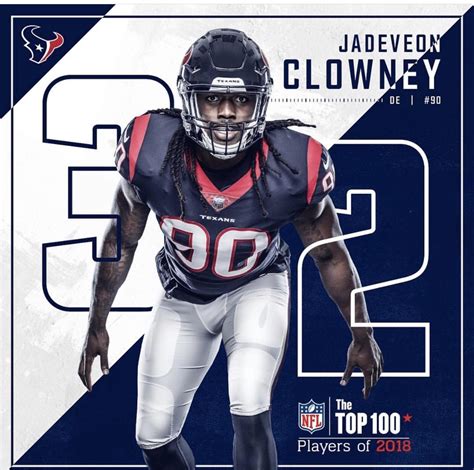 Clowney at number 32 on NFLs top 100! : Texans
