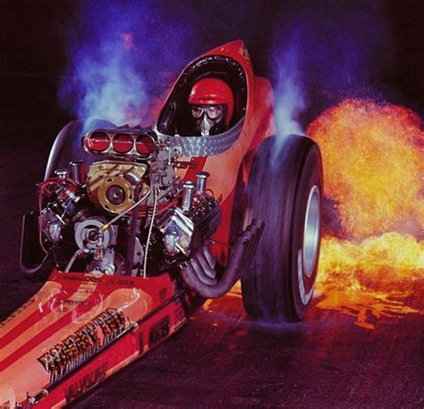 Vintage Reproduction Racing Poster Top Fuel Dragster Very Fire Etsy
