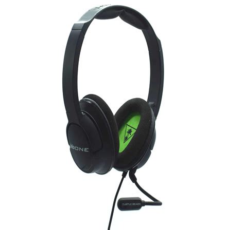 Turtle Beach Xo One Amplified Gaming Stereo Headset Black Green Xbox