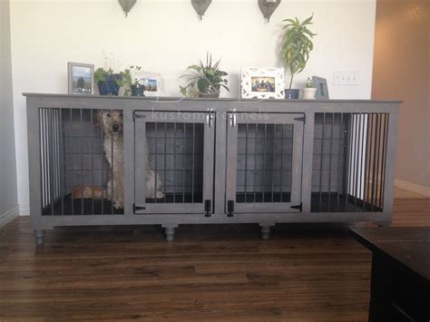 Xl Double Doggie Den Dog Crate Furniture Decorative Dog Crates Dog