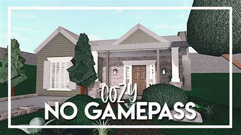 Bloxburg House Ideas 1 Story No Gamepass