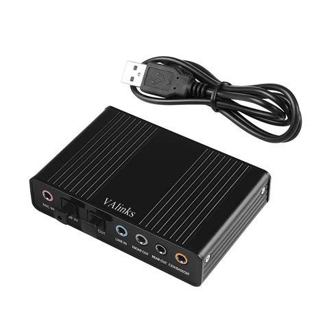 Buy Valinks Usb 20 External Sound Card 6 Channel 51 Surround Optical