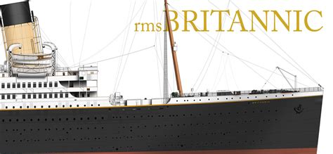 Rms Britannic Oceanliner Designs Illustration