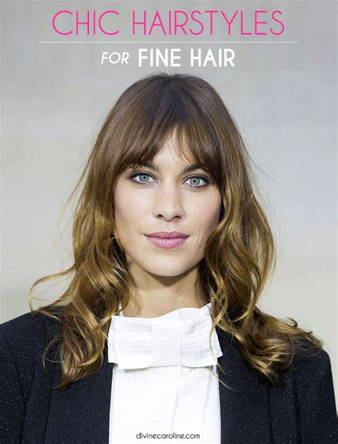 16 Chic Hairstyles For Fine Hair More Cool Hairstyles Chic