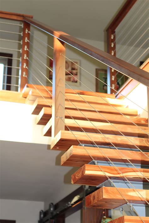 Creative Wire Handrails For Stairs Stair Designs