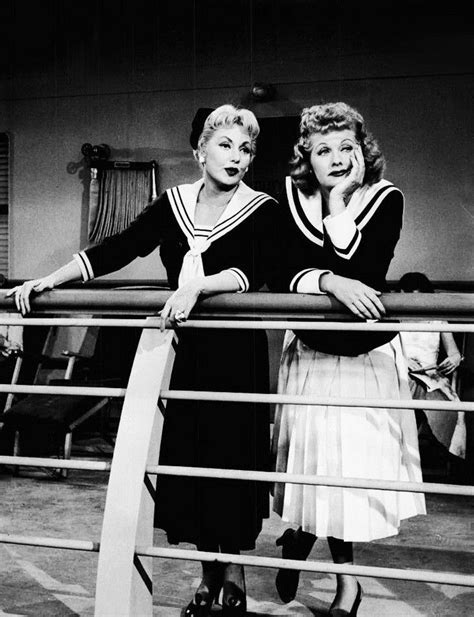 Ann Sothern And Lucille Ball In Lucy Takes A Cruise To Havana 1957