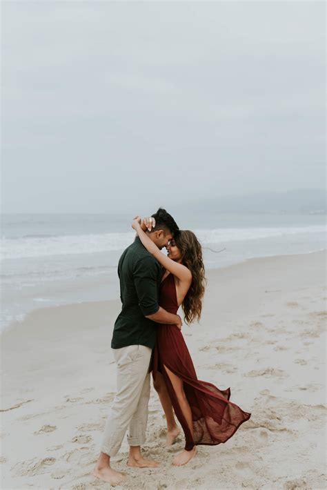 Neha Amit Santa Monica Beach Couples Shoot Couples Beach Photography Couple Beach Couple