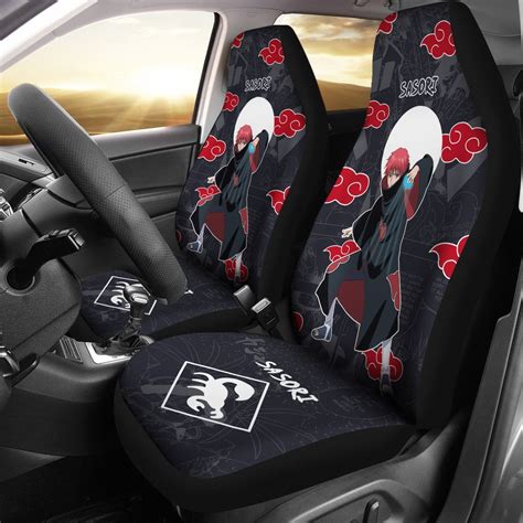 Sasori Naruto Akatsuki Members Car Seat Covers For Fan Anime Oralie Shop