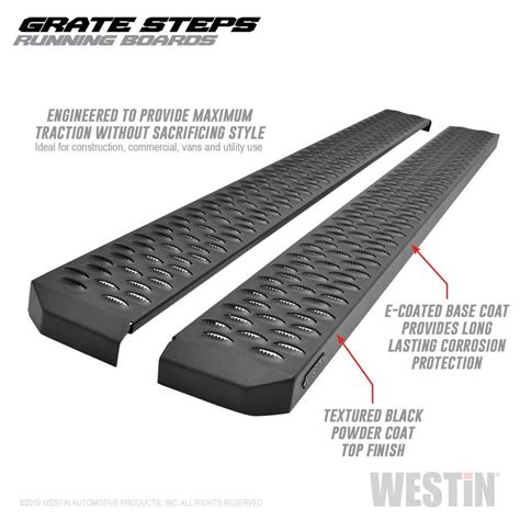 Westin Grate Steps Textured Black Running Boards Ford F250 F350