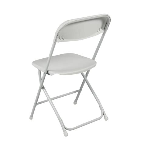 They are suitable for indoor and. (5) Commercial White Plastic Folding Chairs Stackable ...