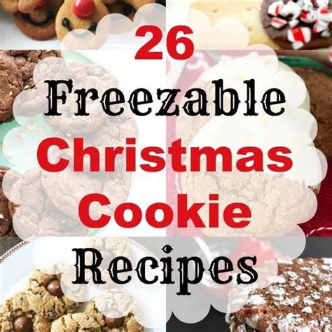 Plus, they freeze like a dream so you can always have dough on hand for when you need it! 26 Freezable Christmas Cookie Recipes, make ahead ...