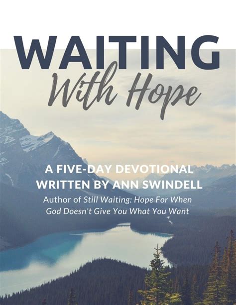 A Free Devotional For When Youre Waiting On God So Good Devotions