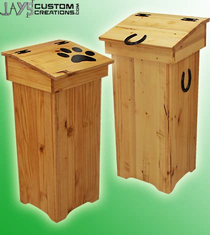 How To Make A Wooden Trash Can | Jays Custom Creations 15 items big box hive away in finding more or less perfectly heterosexual flat and.