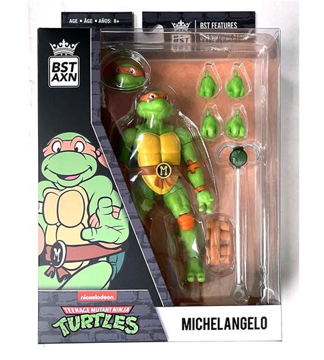Teenage Mutant Ninja Turtles Bst Axn Michelangelo Action Figure