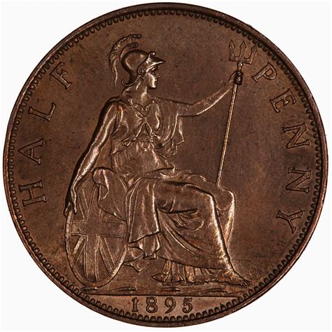 Halfpenny 1895 Coin From United Kingdom Online Coin Club
