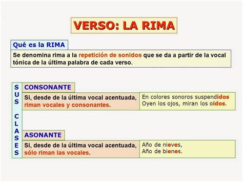 Blog De Educación Compensatoria Verso Estrofa Poema Y Rima