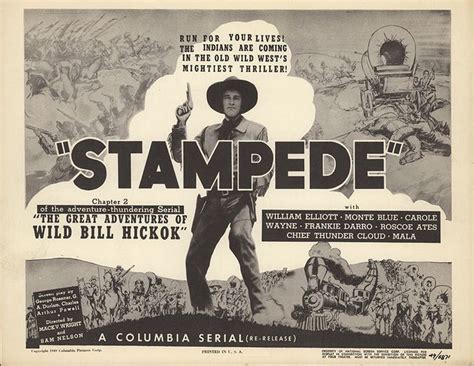 The Great Adventures Of Wild Bill Hickok 1938 Original Movie Poster