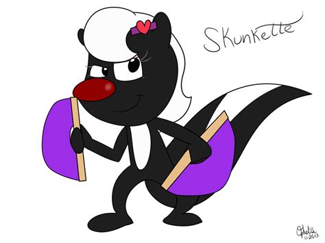 Skunk Fu OC Re-Designed (Skunkette) by NyctOphelia on DeviantArt