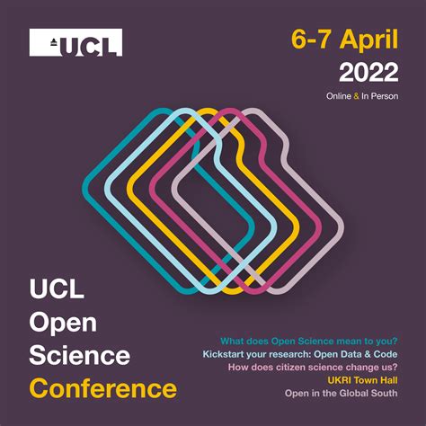 Bookings Now Open For Ucl Open Science Conference 2022 Ucl Openucl Blog