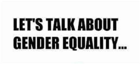 Let S Talk About Gender Equality Klyker