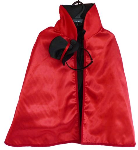 Red And Black Vampire Cape Pk 2 Halloween Costumes Shindigs