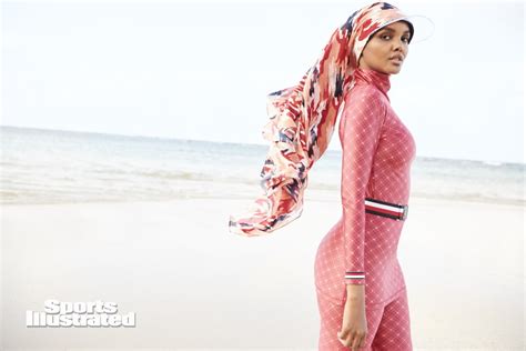 halima aden in sports illustrated s swimsuit issue 2020 popsugar fashion