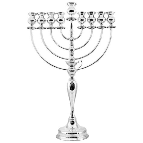 Standing Tall And Proud This Sterling Silver Menorah Is So Elegant