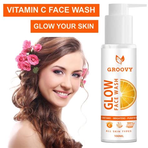 Natural Vitamin C Clean Free Look Instant Glow Face Wash 100ml Pack Of 1 Jiomart