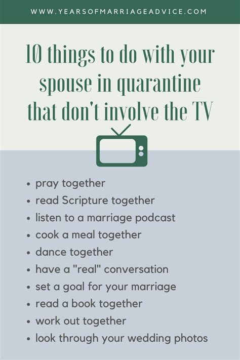 10 Things To Do With Your Spouse In 2020 Marriage Advice Good