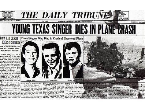The Day The Music Died 55th Anniversary Of Death Of Buddy Holly Ritchie Valens