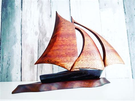 Galway Hooker Sailboat By Jimmys Art Wood Carving Galway Hooker Find