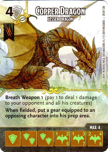 Copper Dragon Lesser Dragon Bff Cardguide Wiki Fandom