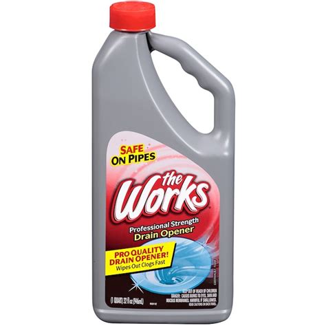 The Works 32 Fl Oz Drain Cleaner In The Drain Cleaners Department At