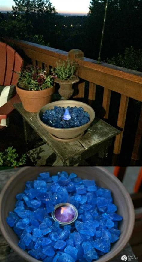 Portable fire pit weighing 42 pounds, you could easily transfer with a carrying case the device into different places. DIY Outdoor Lighting Ideas, Tabletop Fire Bowl, DIY Fire Pit, DIY Backyard ideas, Easy Do it ...