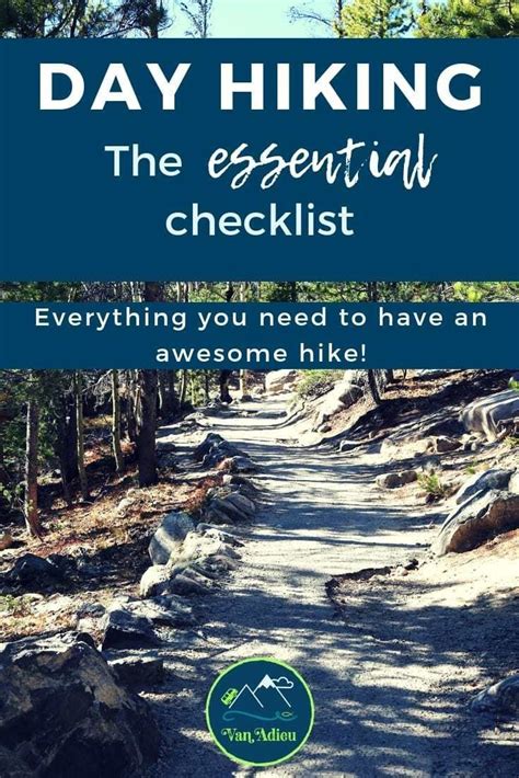 Ultimate Backpacking Checklist For A Day Hike Beginner Hiker Hiking