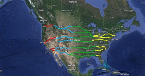 Time Zones Of Major East West Interstates Scribble Maps Sexiz Pix