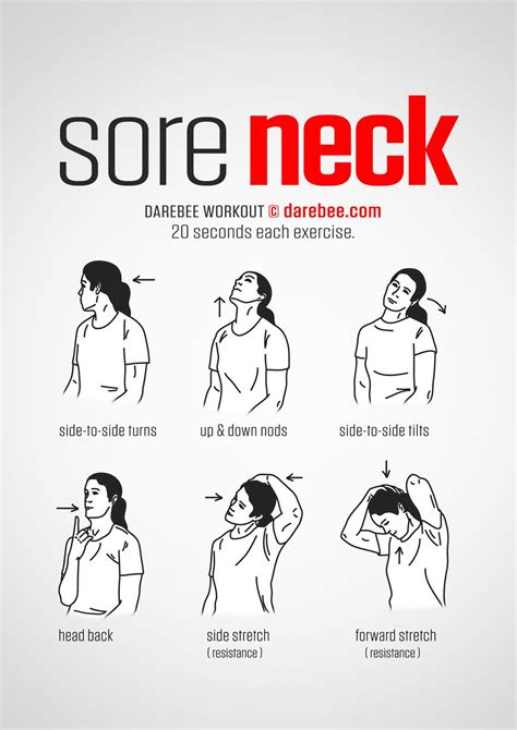 100 Office Workouts Neck Exercises Office Exercise Exercise