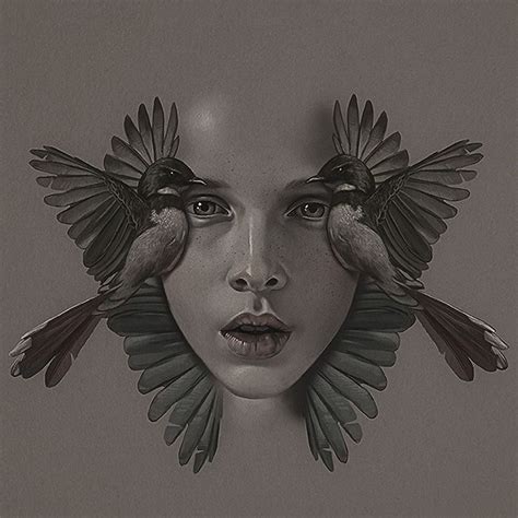 Aykut Aydoğdu Contemporary Surrealism Art Beautiful Female Head