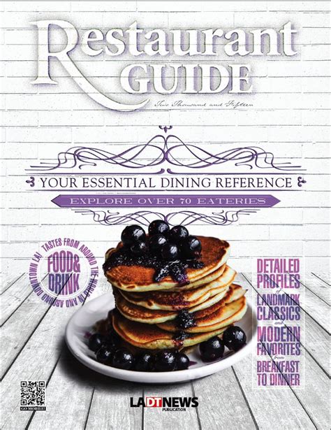 Have You Picked Up A Copy Of The Restaurant Guide Yet If Not What