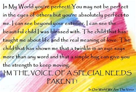Quotes For Special Needs Parents Quotesgram Special Needs Quotes