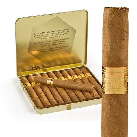 CAO Flavours Gold Honey Cigarillos Wholesale Cigars | Santa Clara Cigars
